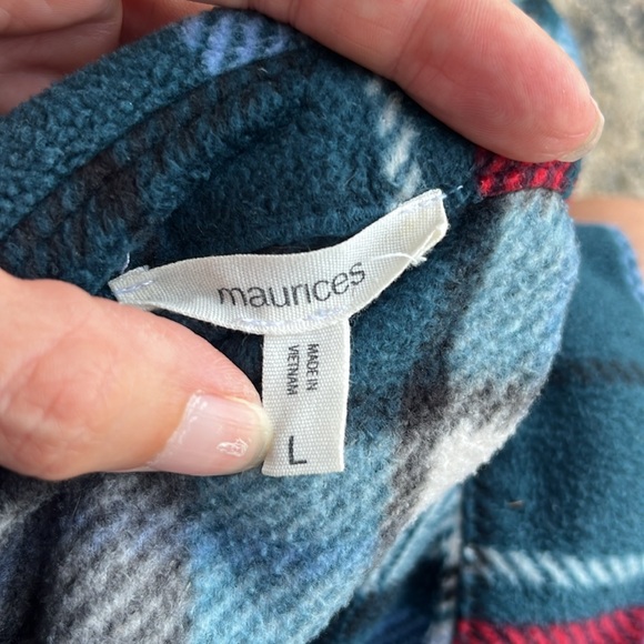 EUC Maurices plaid button-down jacket/shirt - Picture 10 of 16